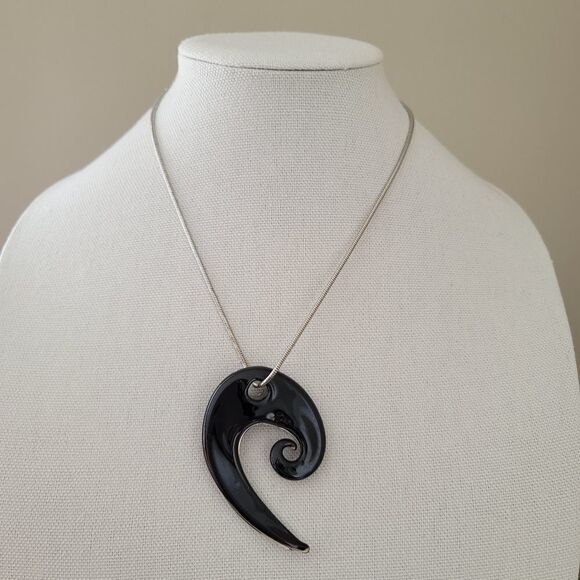 Lia Sophia Necklace with Murano Glass Pendant #0032 - Picture 5 of 12